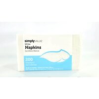SIMPLY VALUE NAPKINS 200 CNT - 200 Each